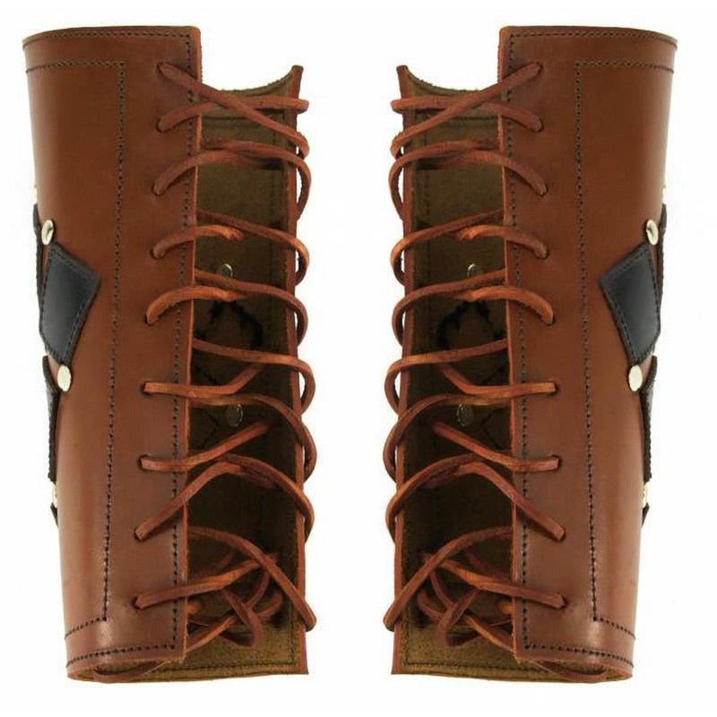 Viking Arm Guard Lace Up Vambraces Armor Cuff