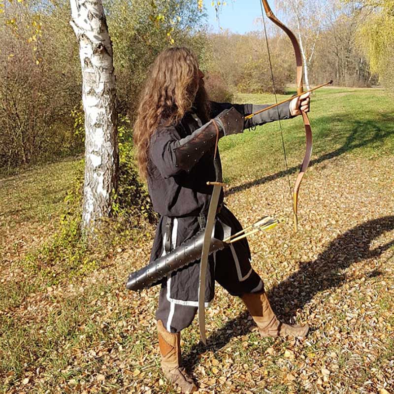 Leather Back Arrow Holder Quiver