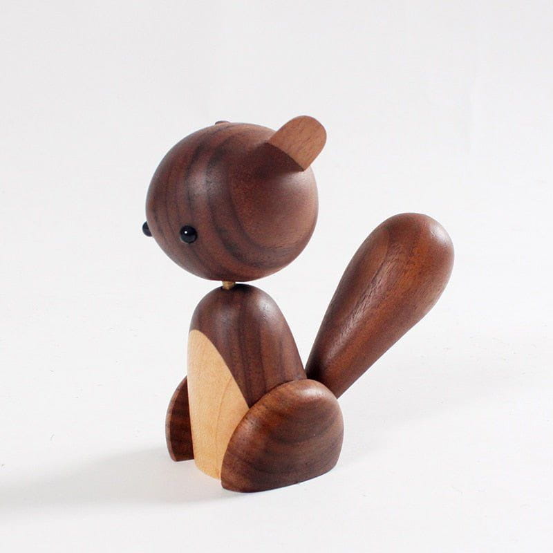 Ratatoskr Wooden Child&#39;s Toy Maple Squirrel Viking Decor
