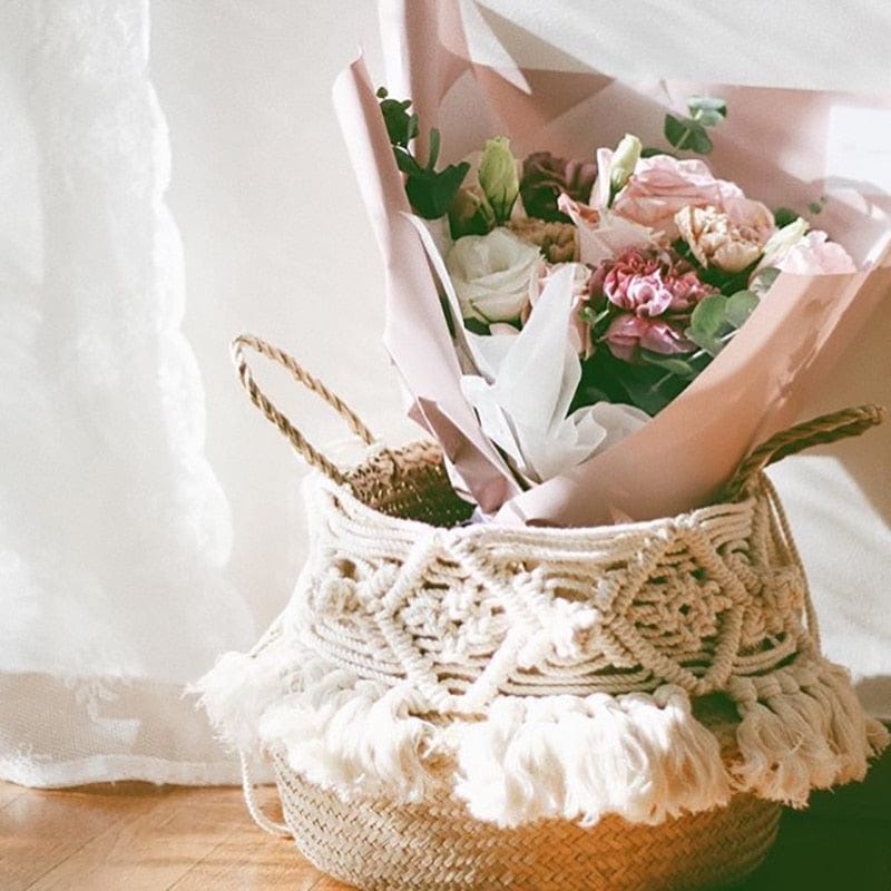 Hand Woven Natural Baskets Norse Decor