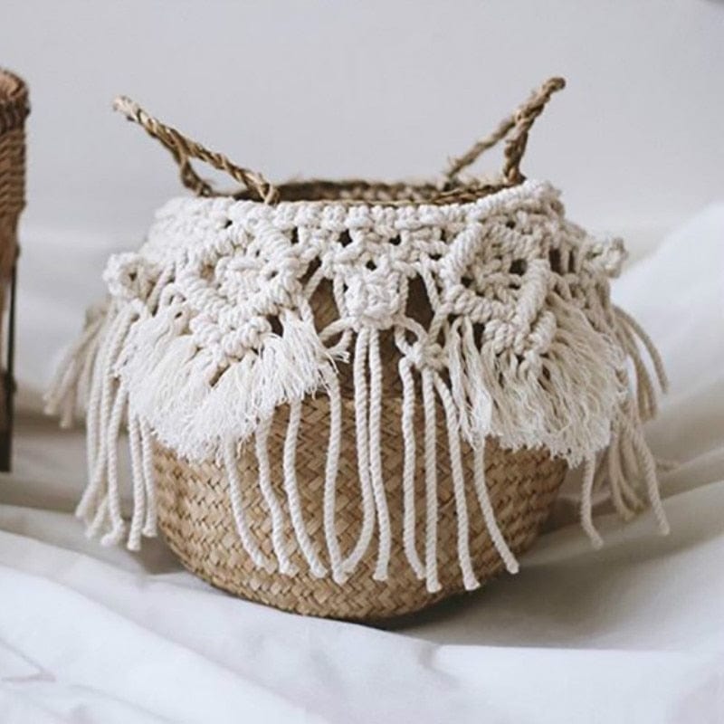 Hand Woven Natural Baskets Norse Decor