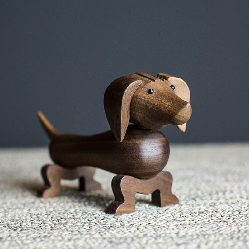 Walnut Viking Horse Toys - Norse Decor