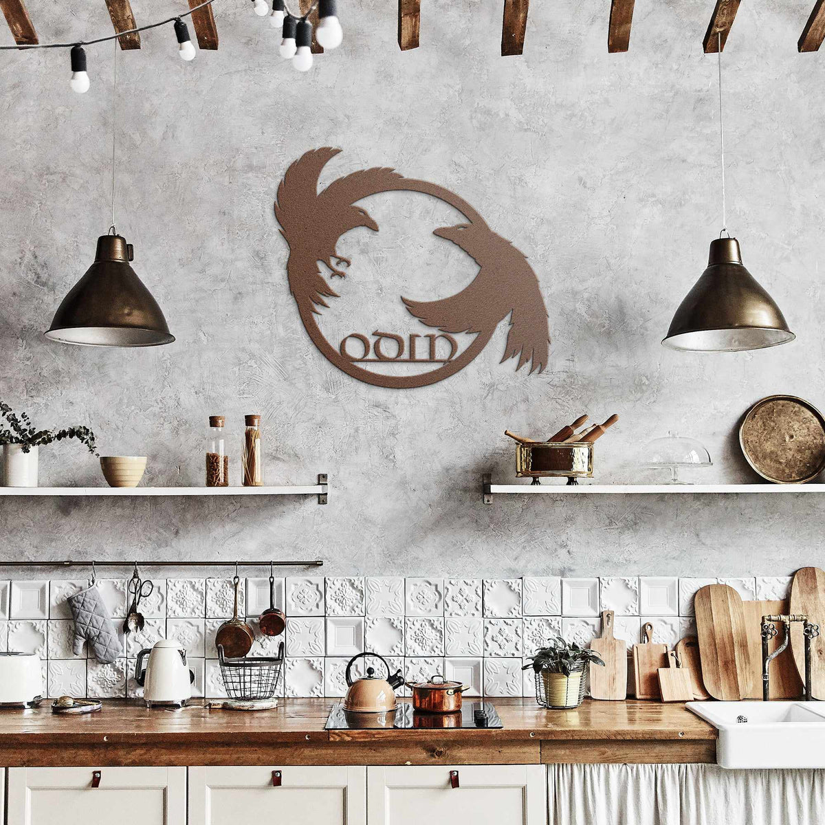 Odin&#39;s Ravens Metal Wall Sign