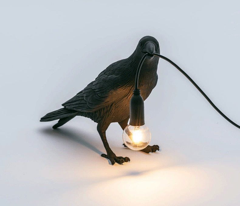 Hugin and Munin Table Lamps Viking Decor