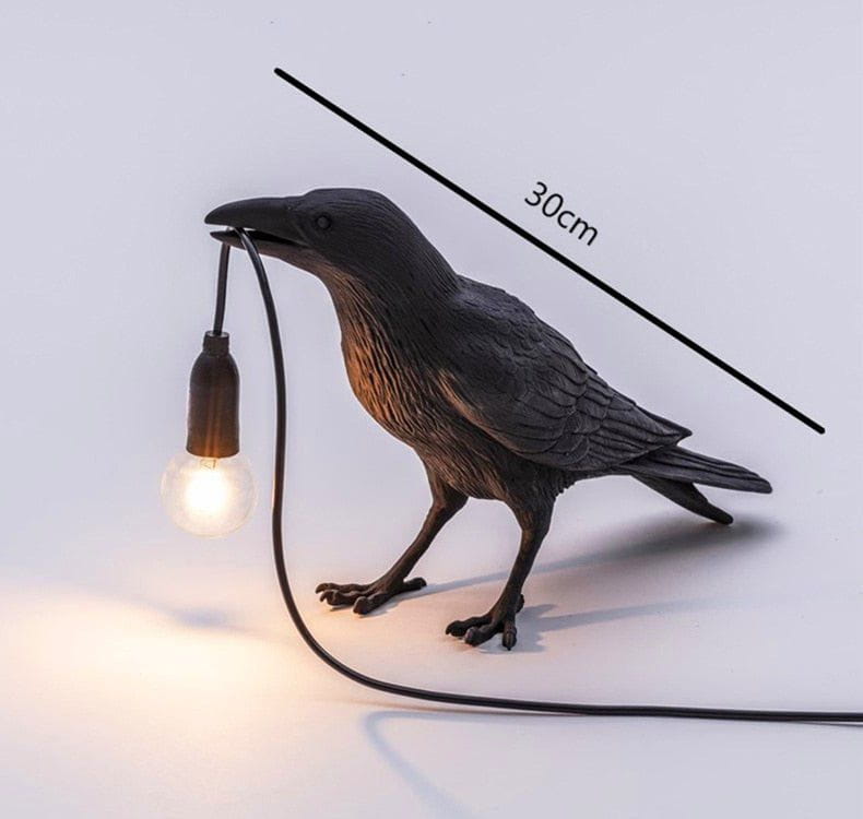 Hugin and Munin Table Lamps Viking Decor