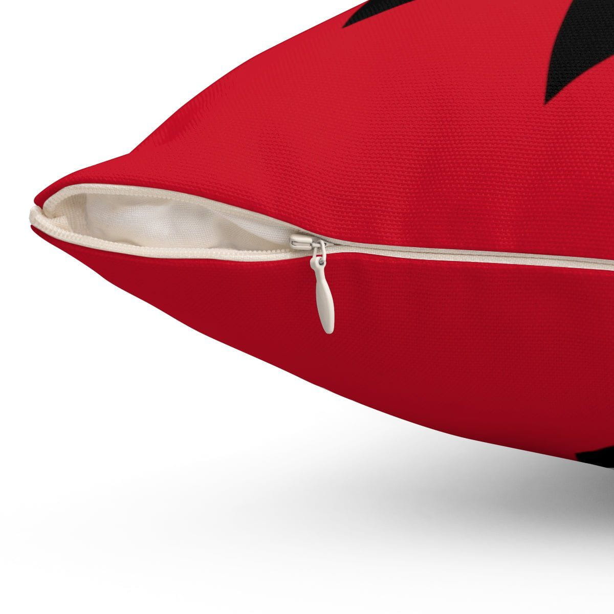 Red Viking Protection Rune Symbol Cushion