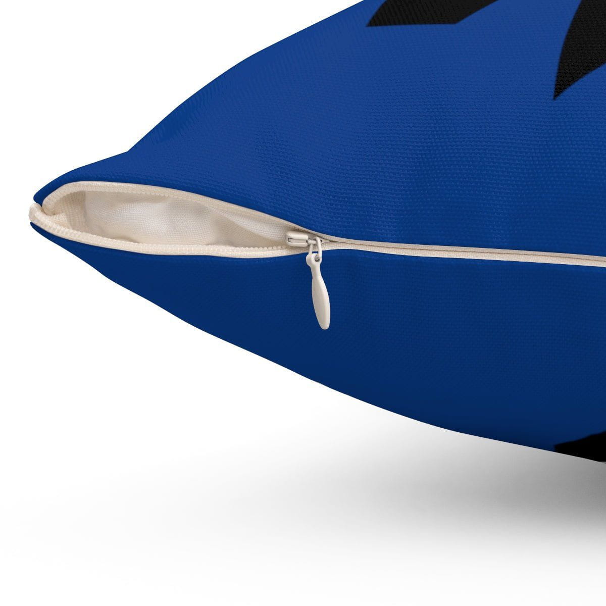Blue Viking Strength Rune Symbol Cushion