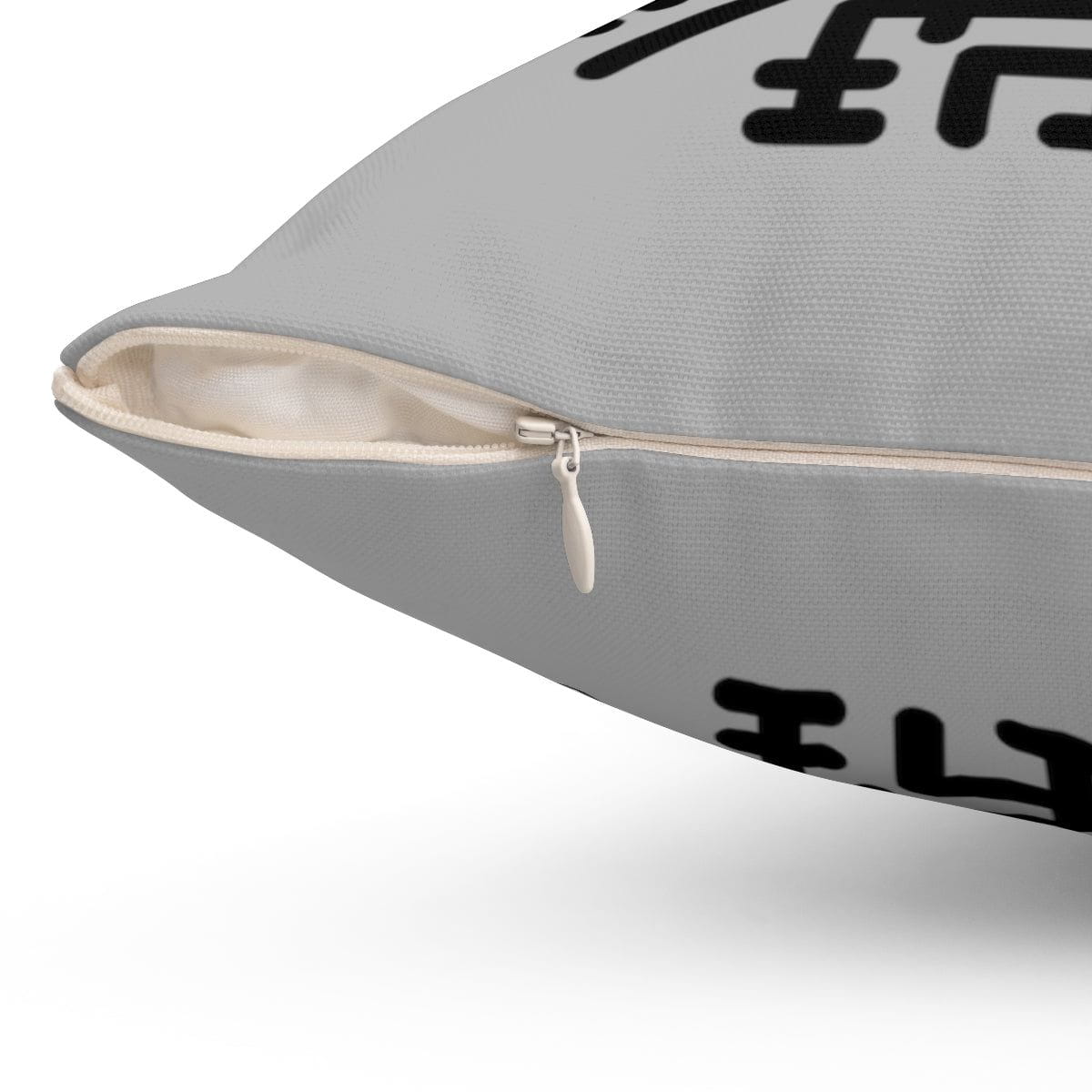 Gray Viking Vegvisir Rune Symbol Cushion