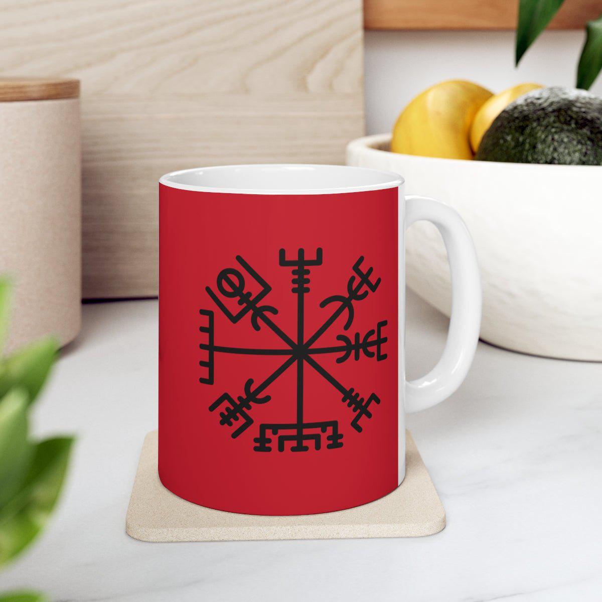 Viking Vegvisir Rune Coffee Mug