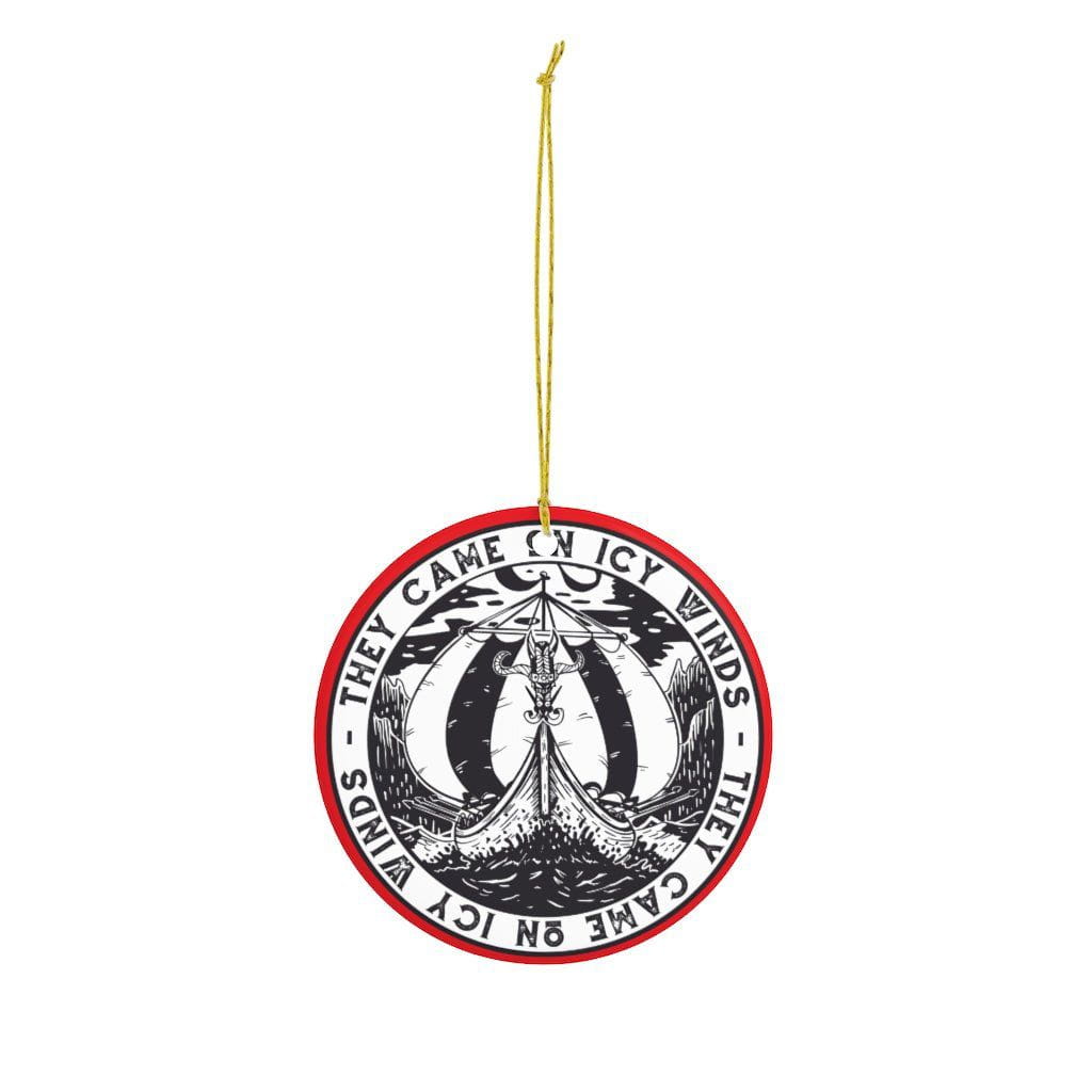 Viking Christmas Ornament - Icy Winds (Flat)