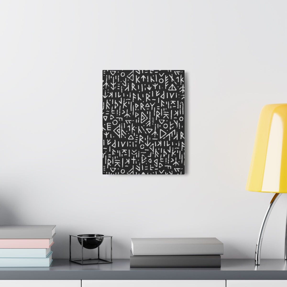 Viking Waymarker Abstract Modern Canvas - Ready to Hang Viking Wall Art