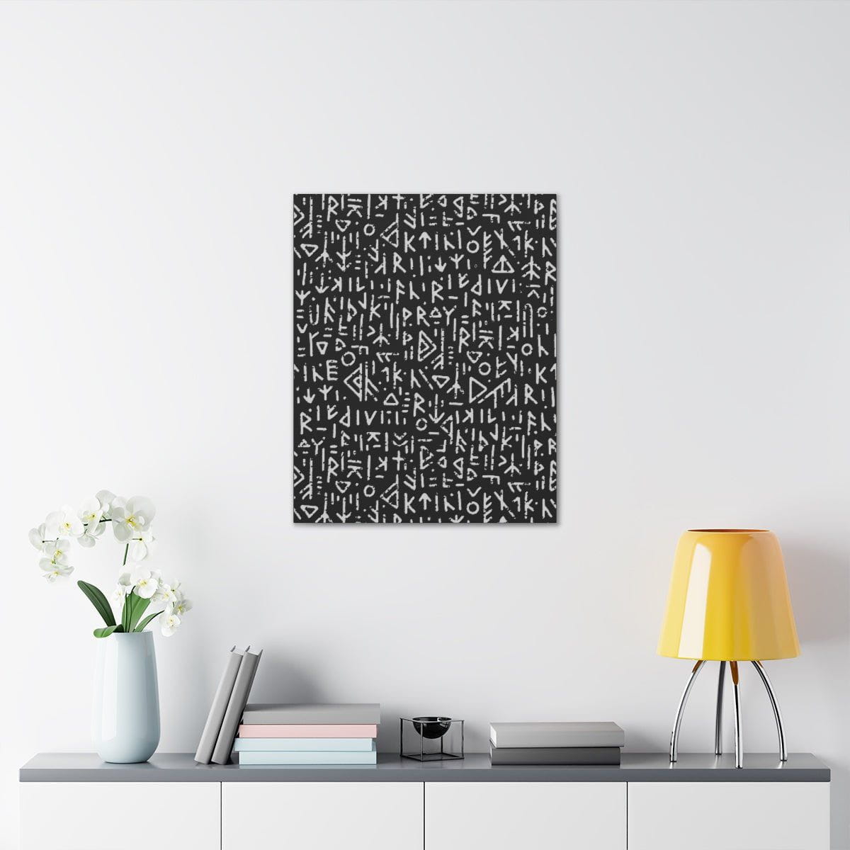 Viking Waymarker Abstract Modern Canvas - Ready to Hang Viking Wall Art