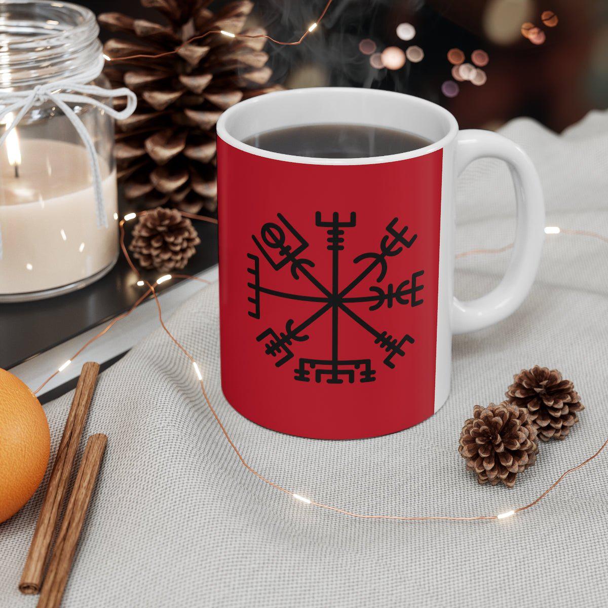Viking Vegvisir Rune Coffee Mug