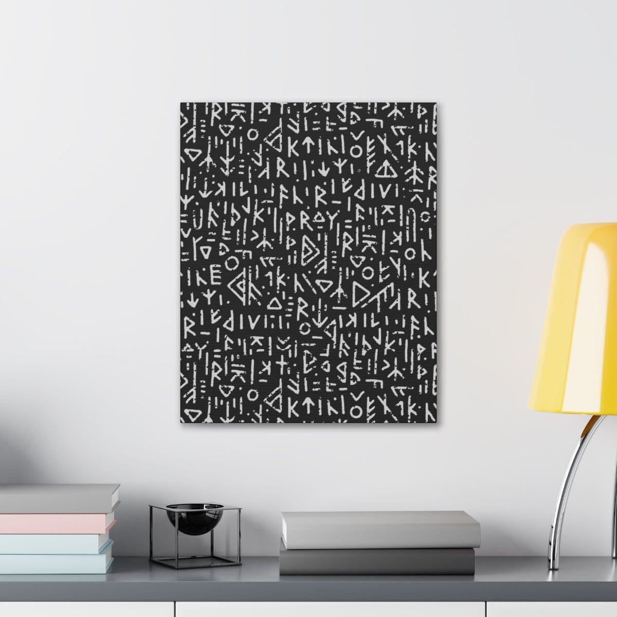 Viking Waymarker Abstract Modern Canvas - Ready to Hang Viking Wall Art